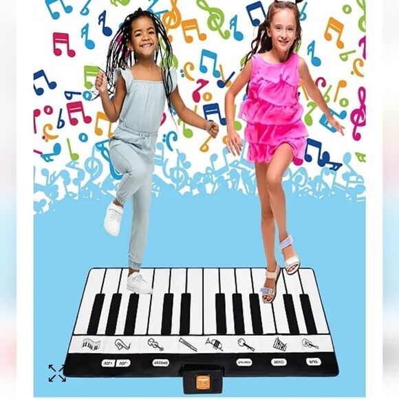 24 Keys Piano Keyboard Mat Record, Playback, Demo, Play, Adjustable Volume EUC - Picture 3 of 9